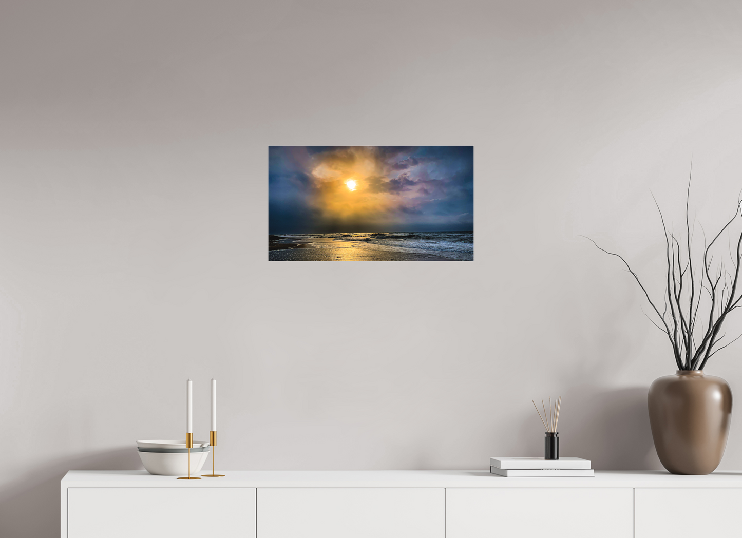"Stormy Sunrise" Beach Front, Frontignan, France