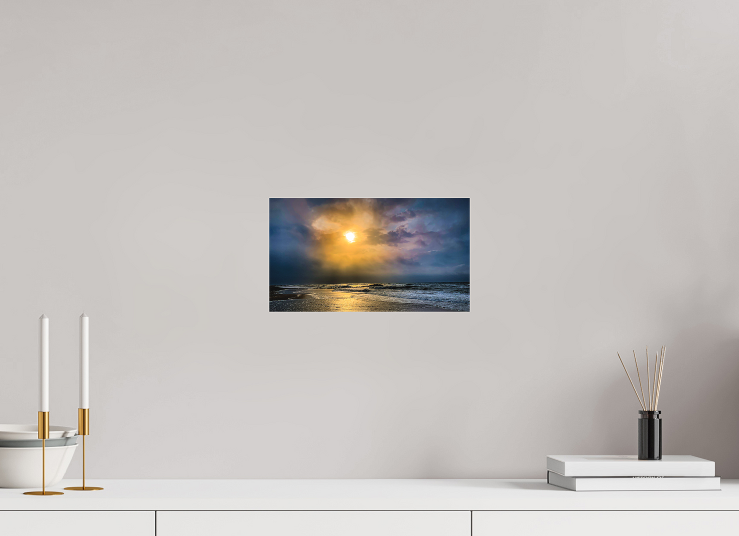 "Stormy Sunrise" Beach Front, Frontignan, France