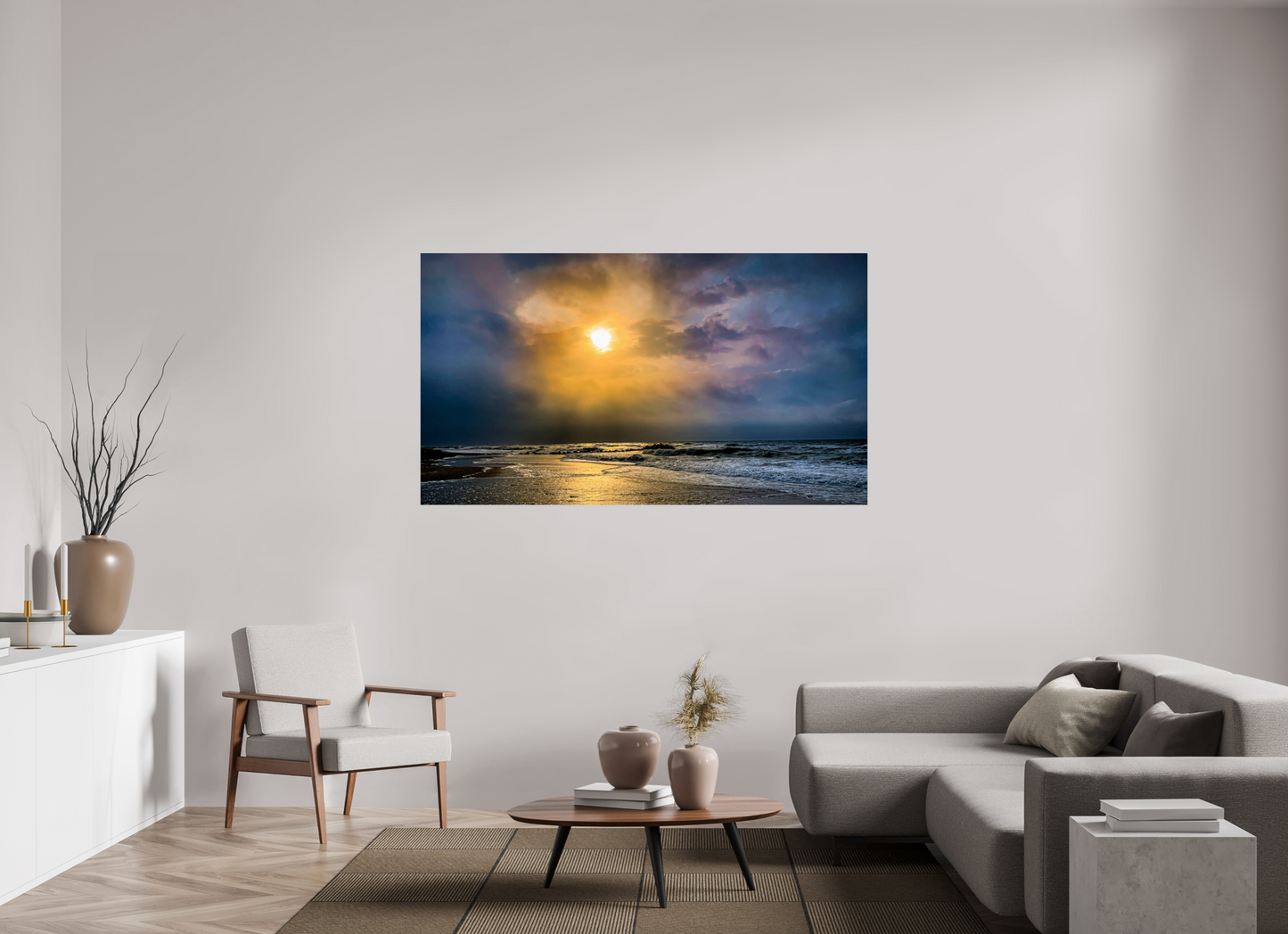 "Stormy Sunrise" Beach Front, Frontignan, France
