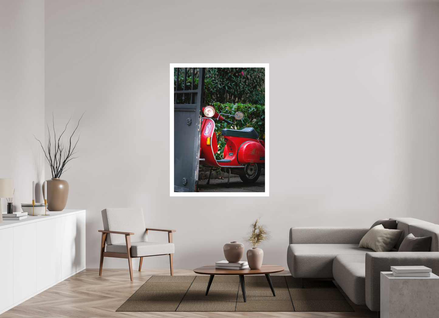Red Vespa - Narbonne, France