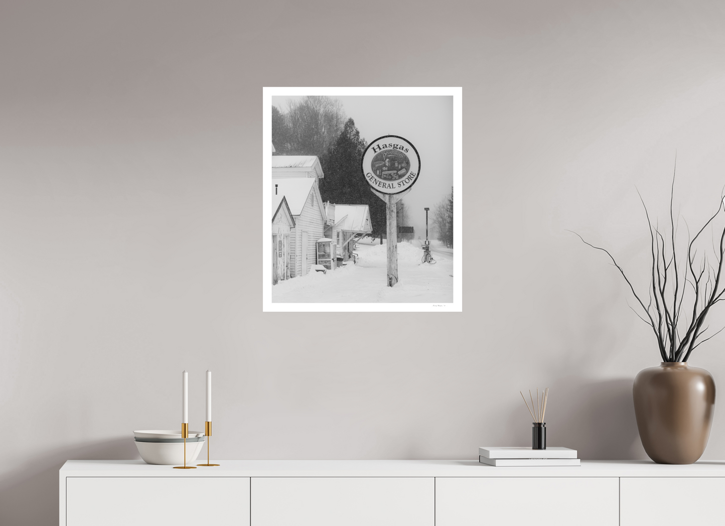 24 x 27.1″, Fuji Paper Crystal Archive - Matte Hasgas General Store