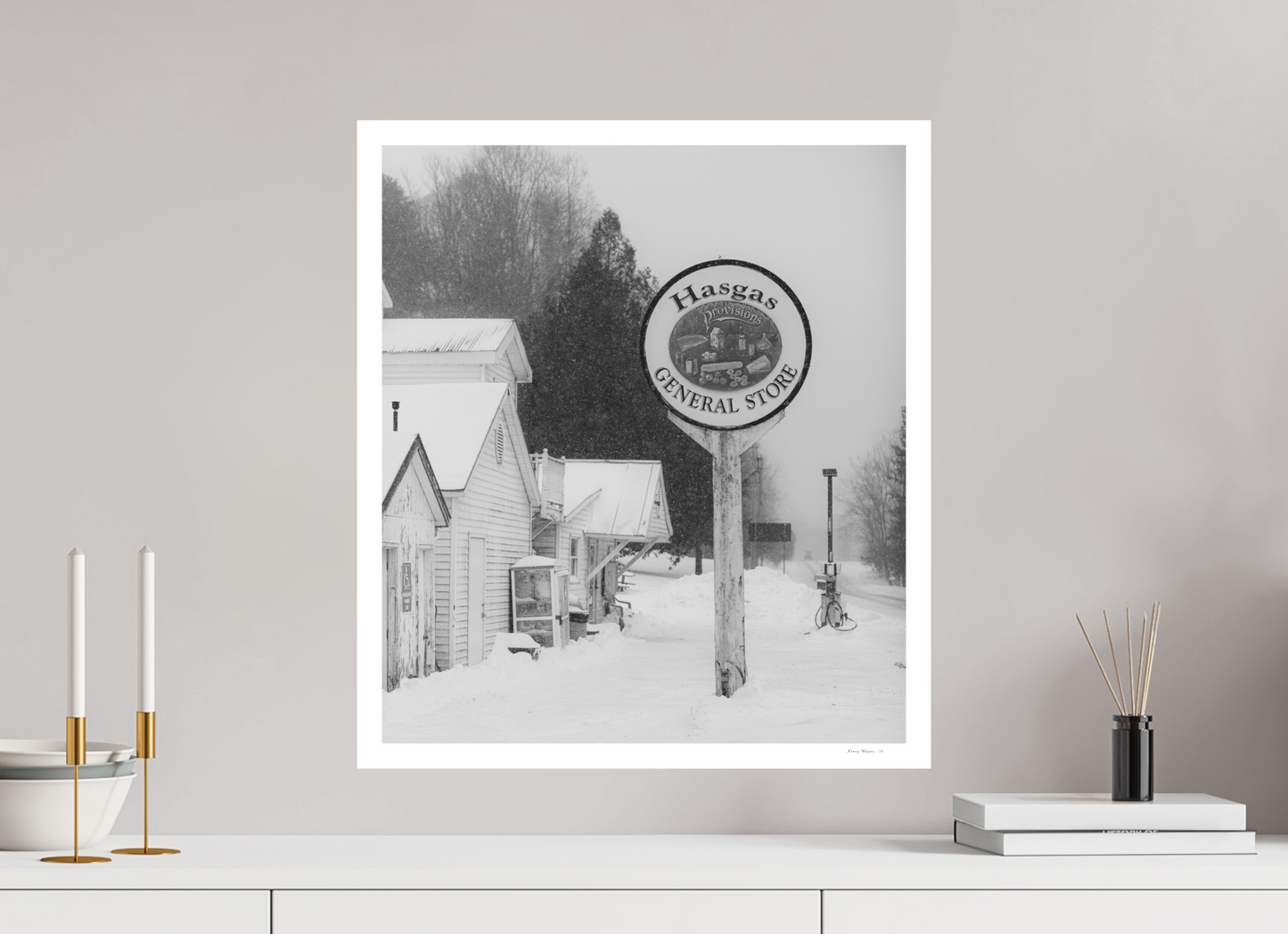 20 x 22.6″, Fuji Paper Crystal Archive - Matte Hasgas General Store