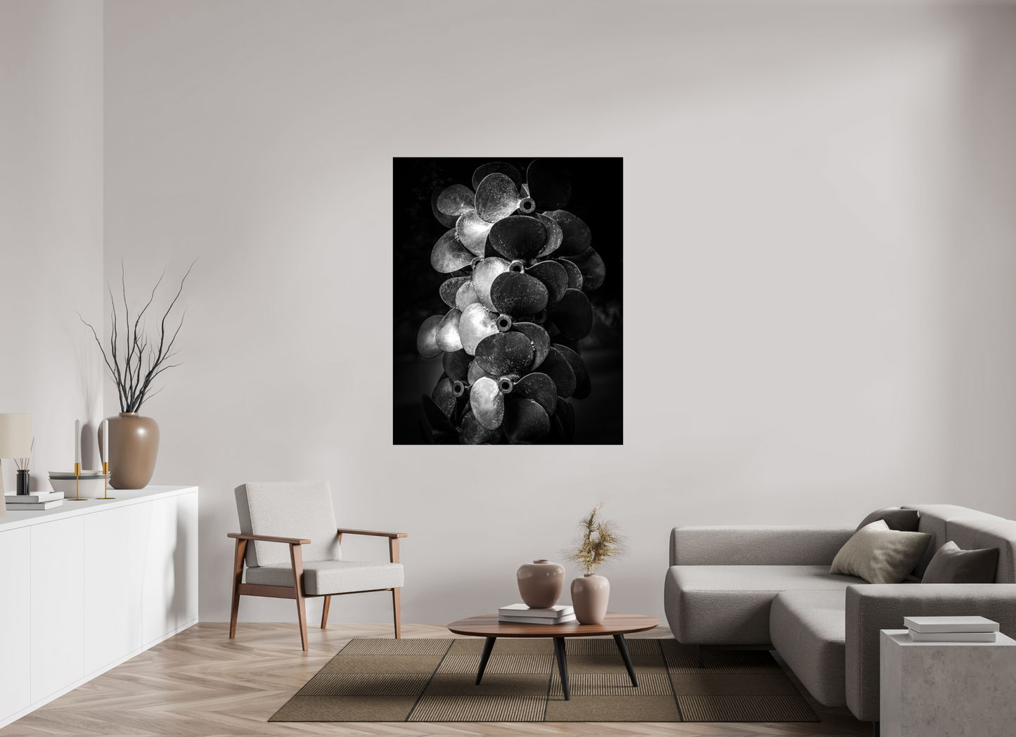 47 x 58.7″, Fuji Paper Crystal Glossy "Propped For Power"