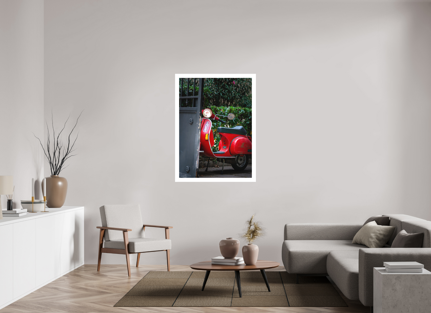Red Vespa - Narbonne, France