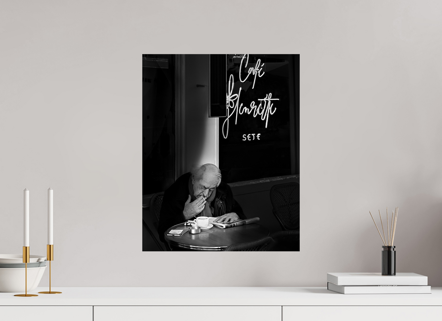 "Morning French Cafe" - Sète, France