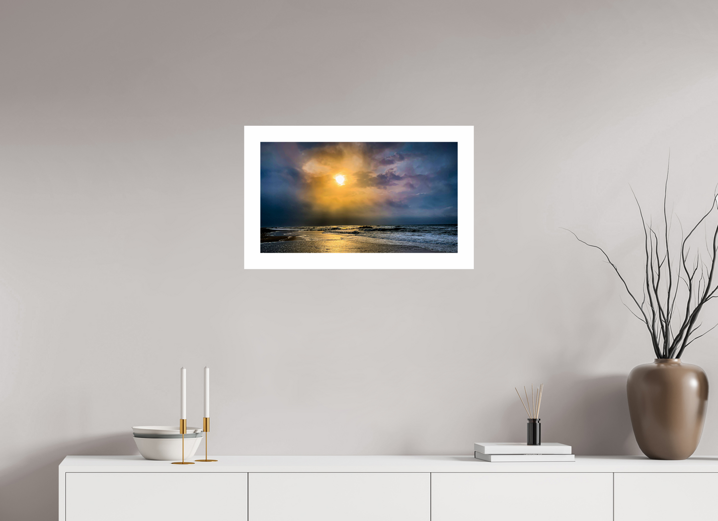 "Stormy Sunrise" Beach Front, Frontignan, France