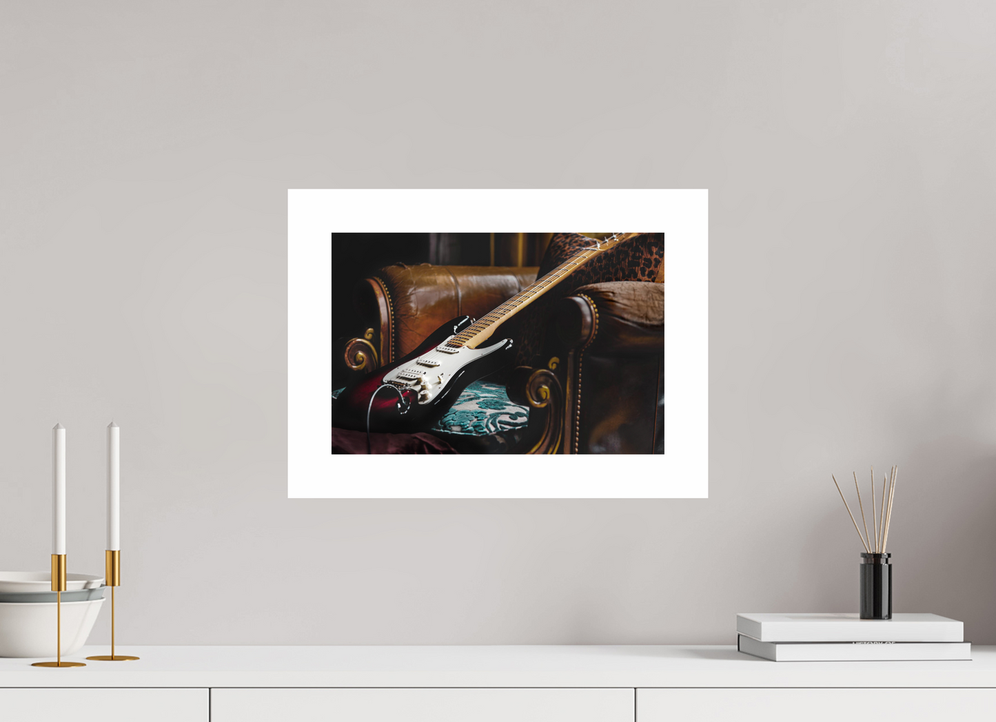 15 x 10″, Fuji Crystal Glossy with 2" White Border Strat At Rest