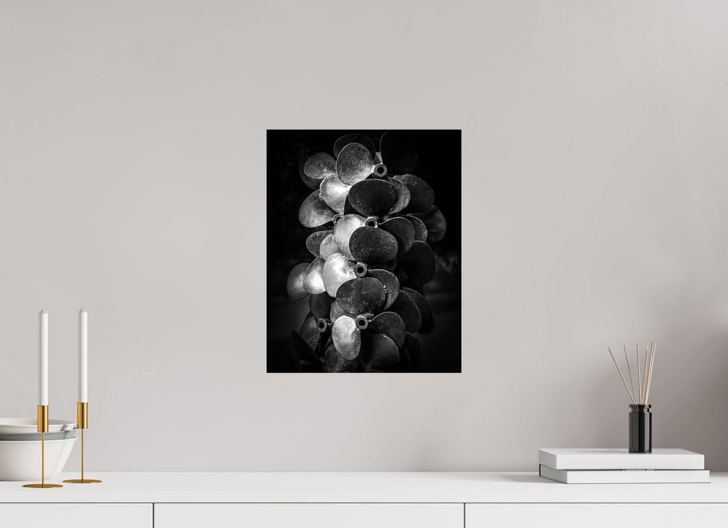 12 x 15″, Fuji Paper Crystal Glossy "Propped For Power"