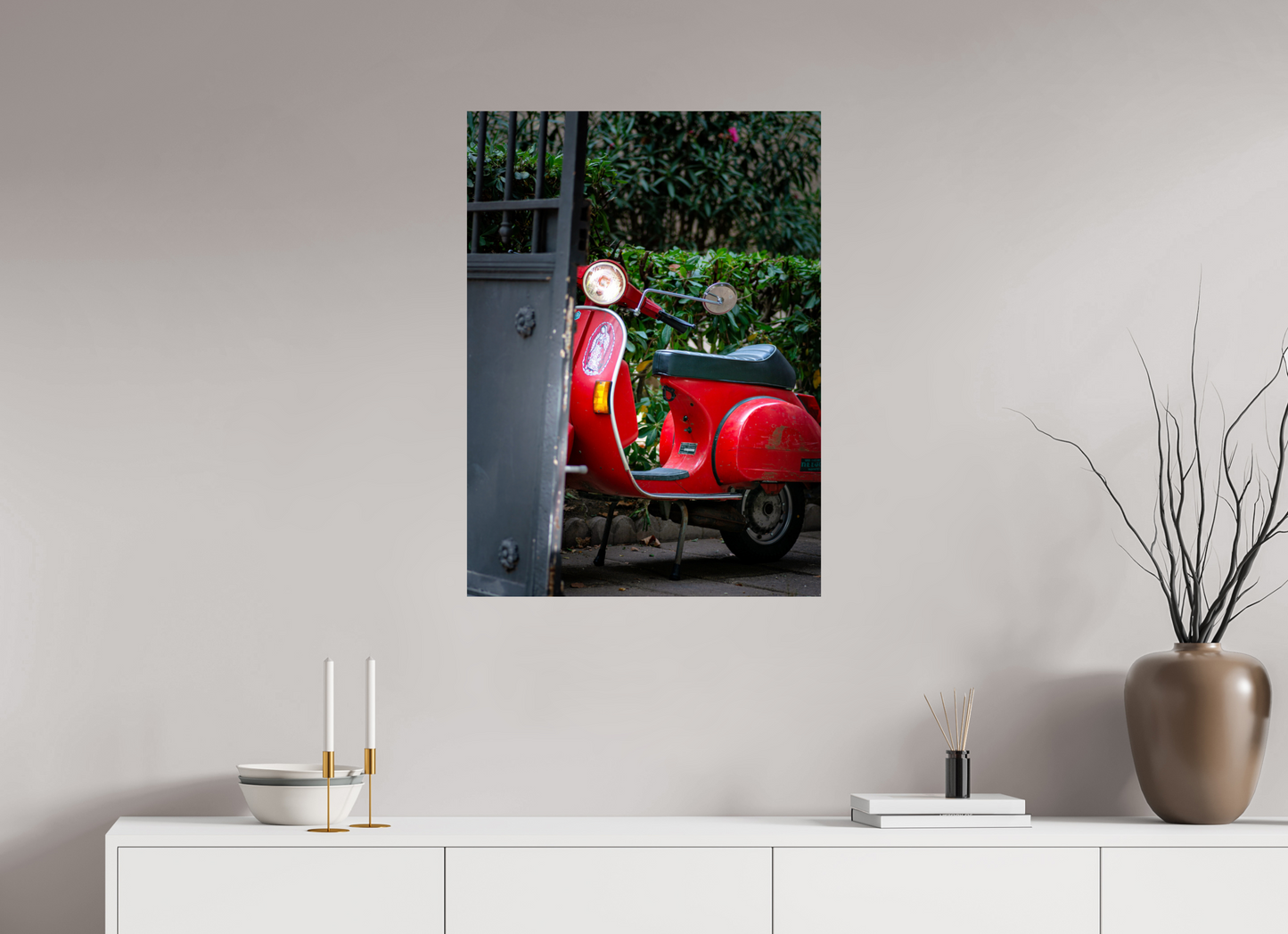 Red Vespa - Narbonne, France