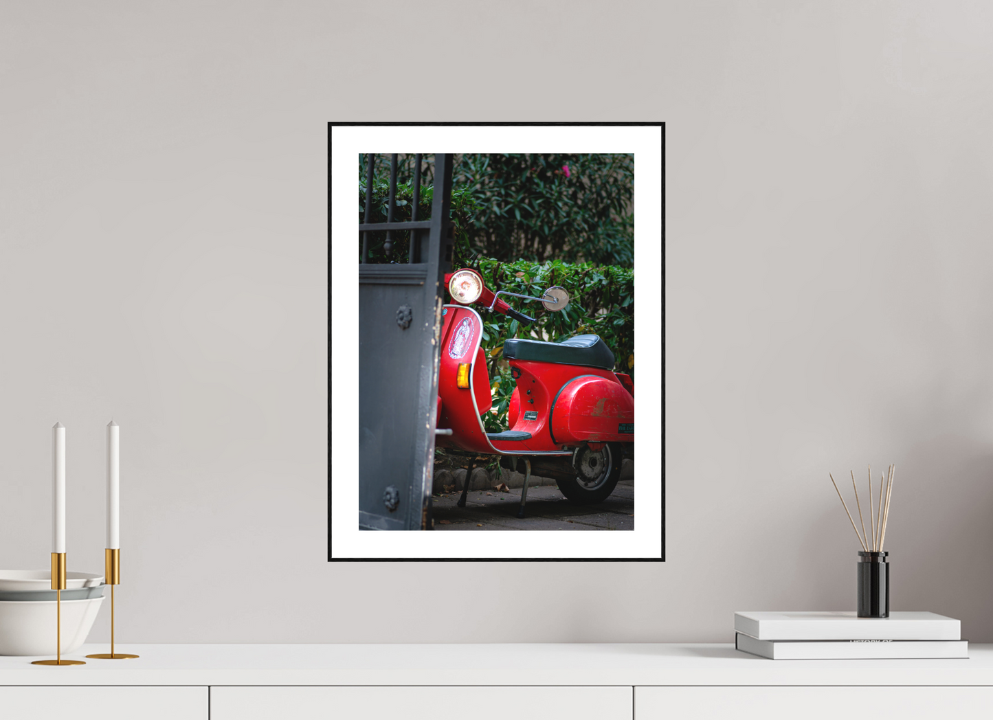 Red Vespa - Narbonne, France
