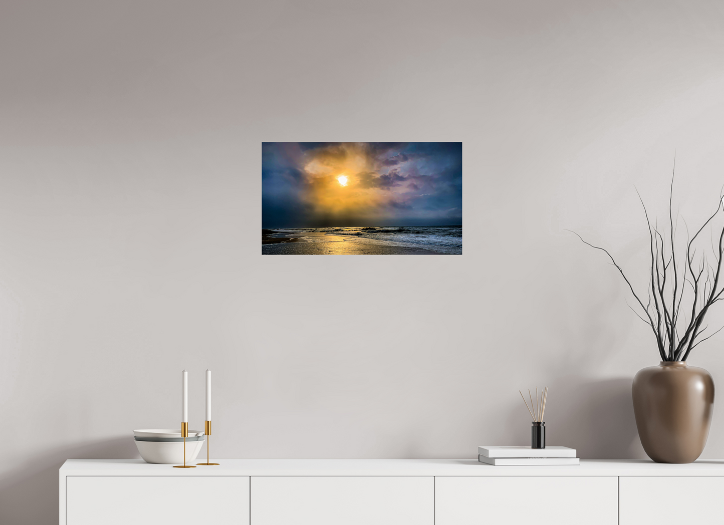 "Stormy Sunrise" Beach Front, Frontignan, France