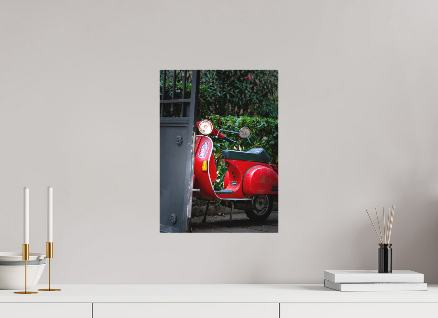 Red Vespa - Narbonne, France
