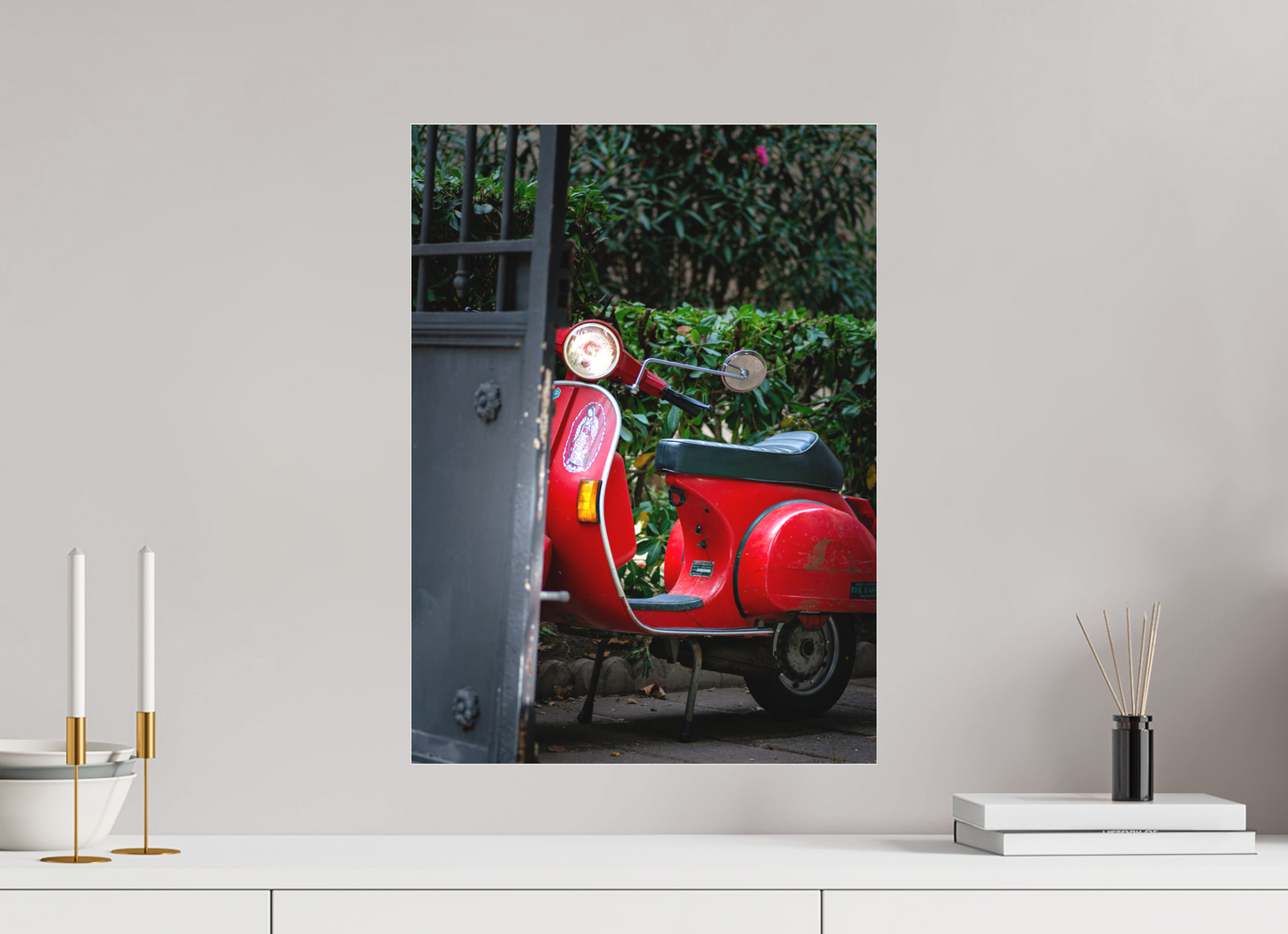 Red Vespa - Narbonne, France