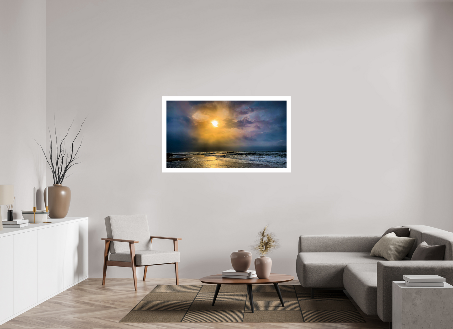 "Stormy Sunrise" Beach Front, Frontignan, France