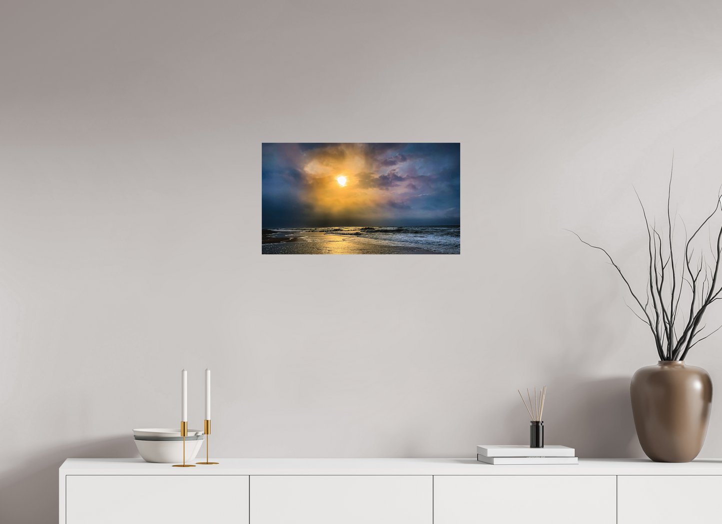 "Stormy Sunrise" Beach Front, Frontignan, France