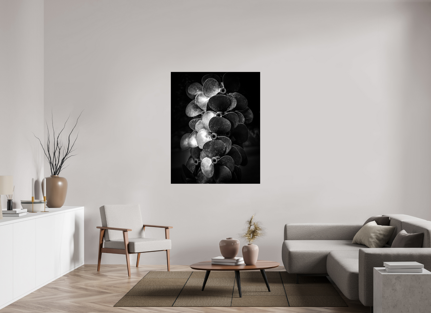 43 x 53.7″, Fuji Paper Crystal Glossy "Propped For Power"