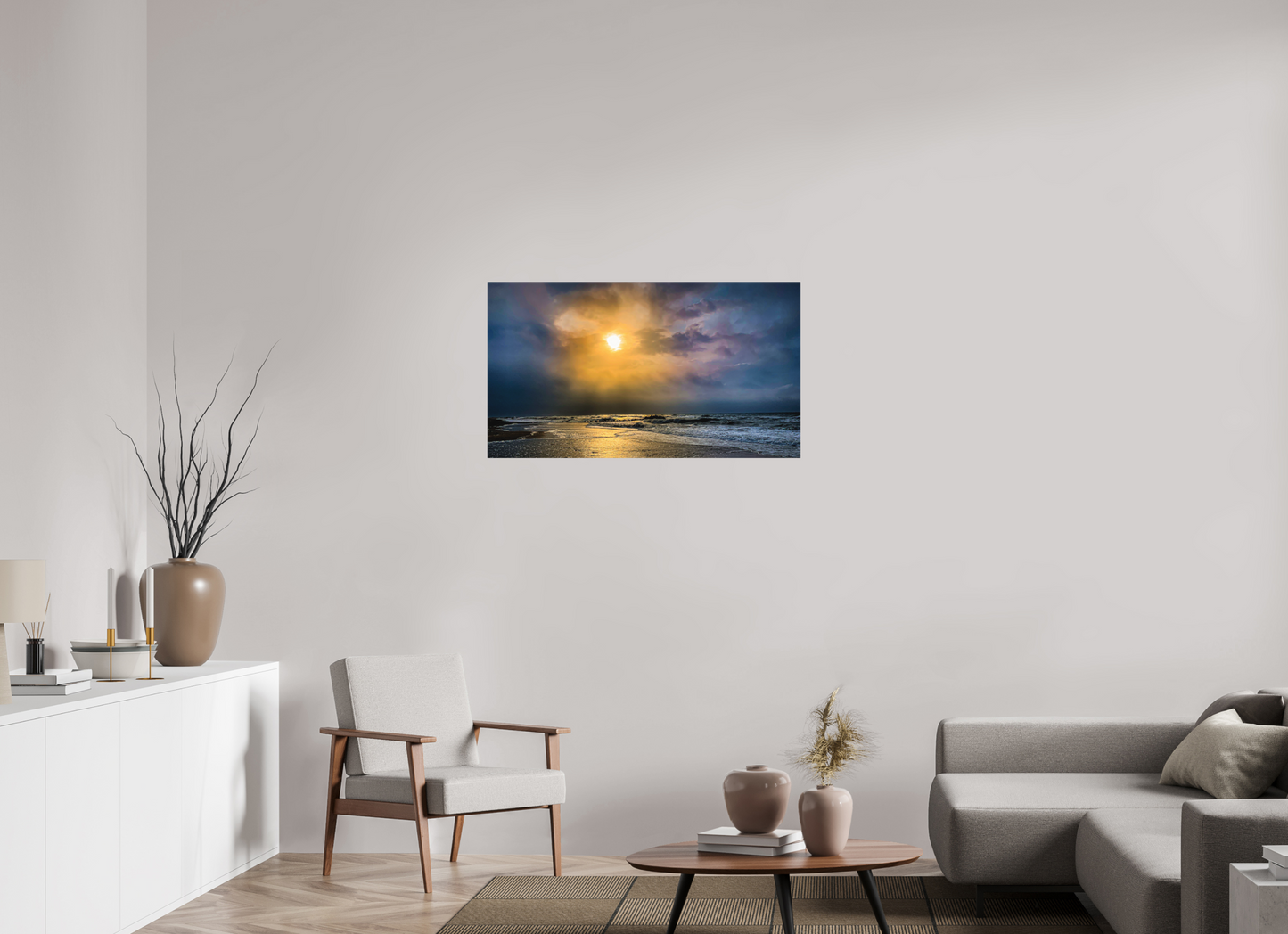 "Stormy Sunrise" Beach Front, Frontignan, France