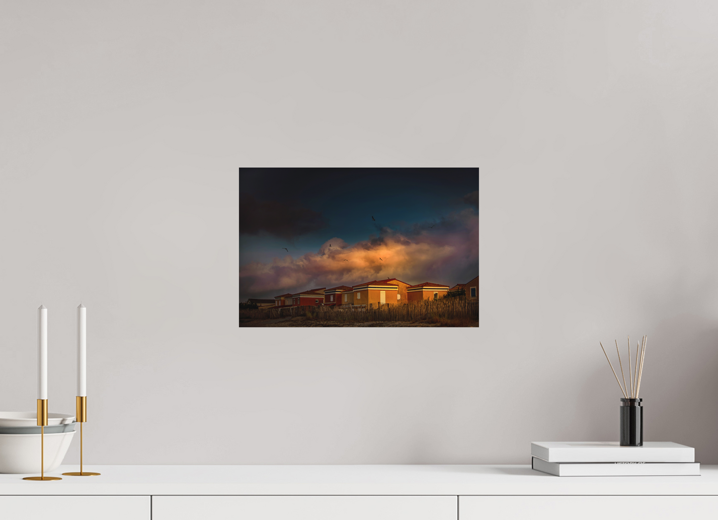 15 x 10″, Fuji Paper Crystal Archive - Matte Frontignan Plage Sunrise