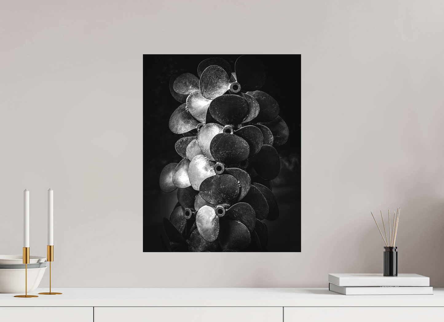 16 x 20″, Fuji Crystal Matte "Propped For Power"