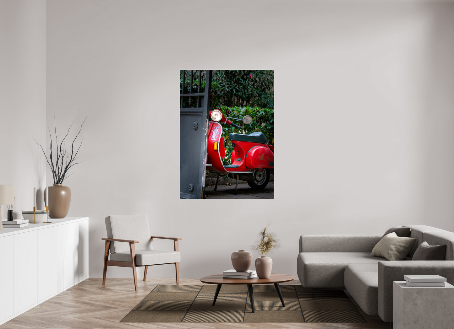 Red Vespa - Narbonne, France