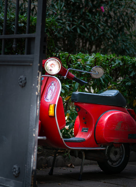 Red Vespa - Narbonne, France