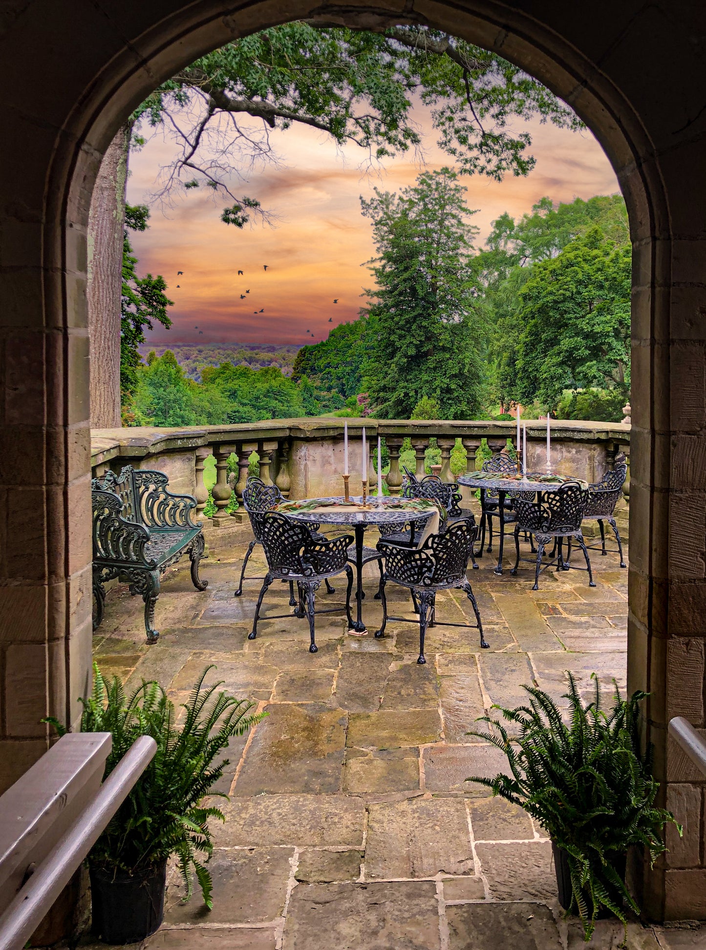 The Virginia House Terrace View
