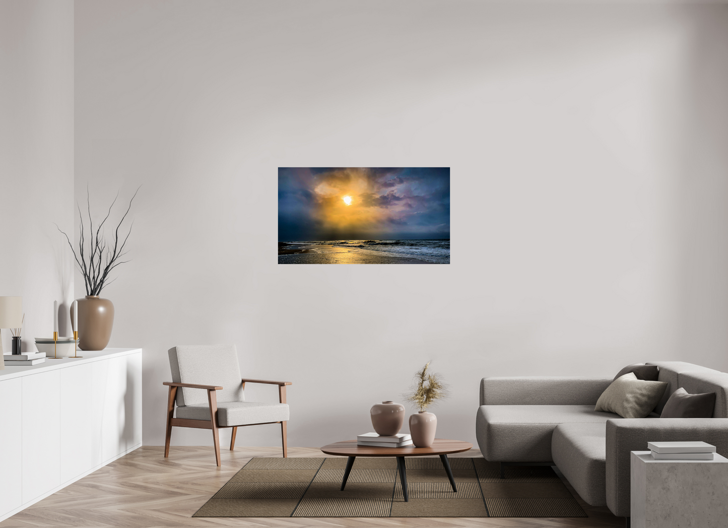 "Stormy Sunrise" Beach Front, Frontignan, France