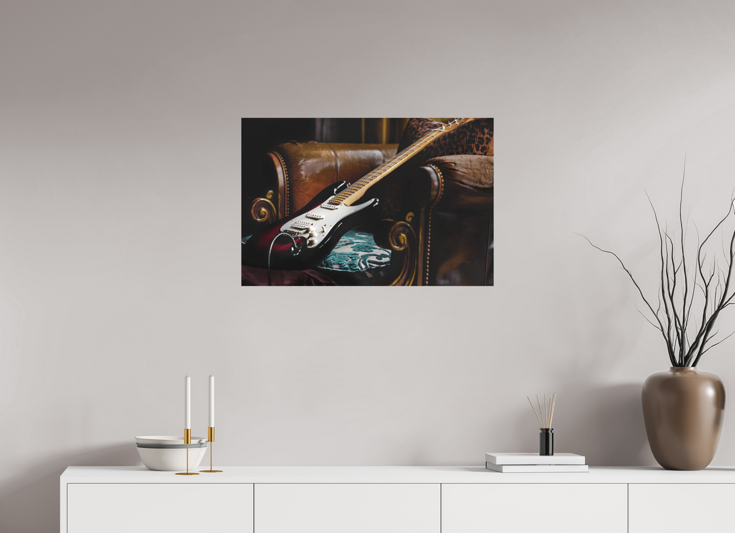 30 x 20″, Fuji Paper Crystal Archive - Matte Strat At Rest