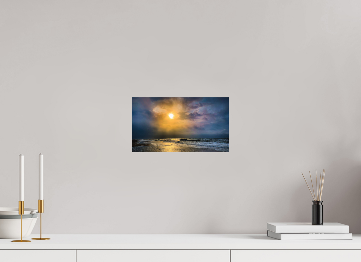 "Stormy Sunrise" Beach Front, Frontignan, France