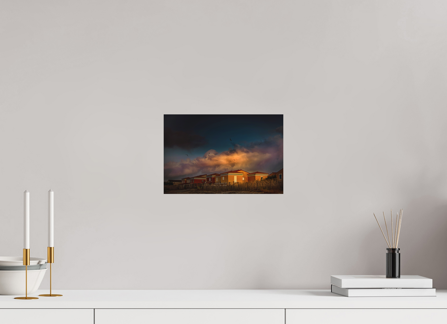12 x 8″, Fuji Paper Crystal Archive - Matte Frontignan Plage Sunrise
