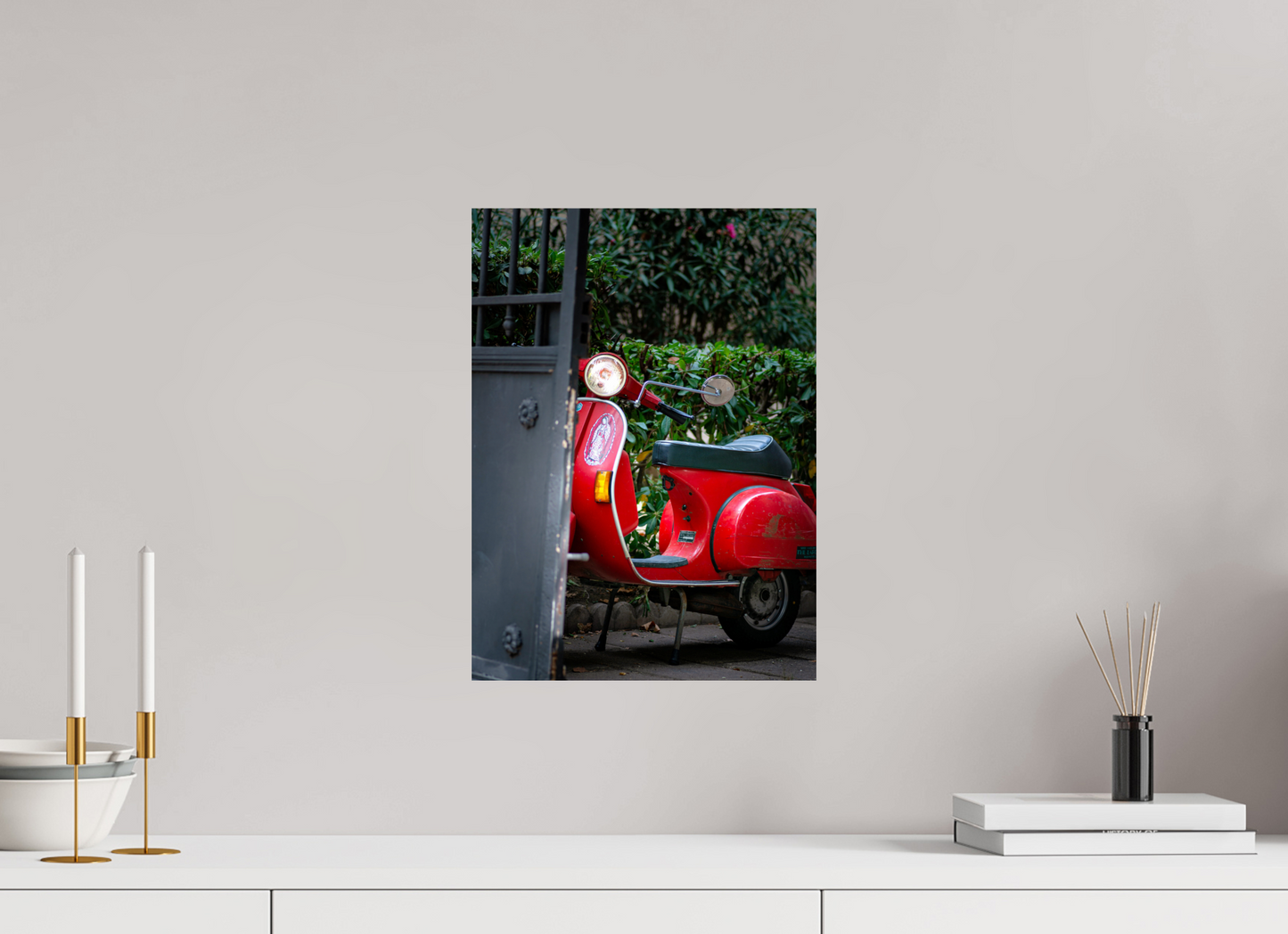 Red Vespa - Narbonne, France
