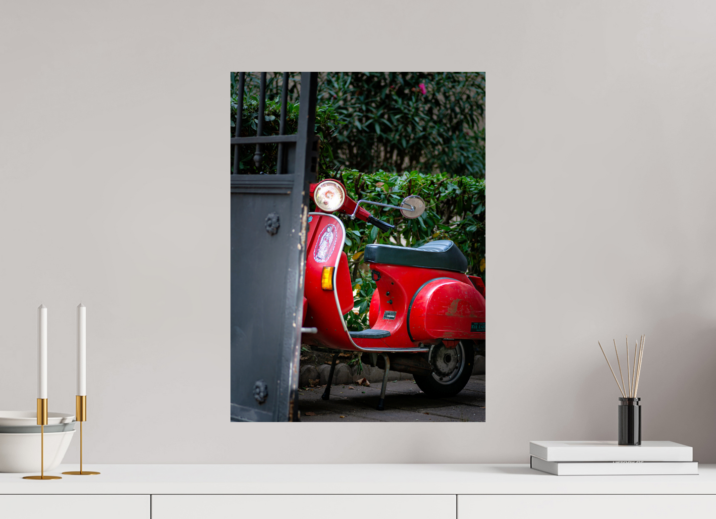Red Vespa - Narbonne, France