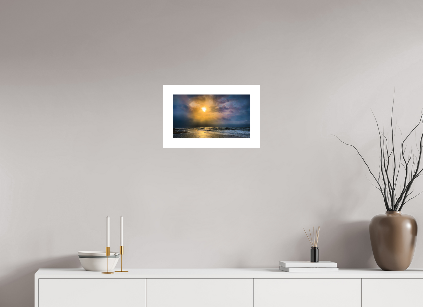 "Stormy Sunrise" Beach Front, Frontignan, France