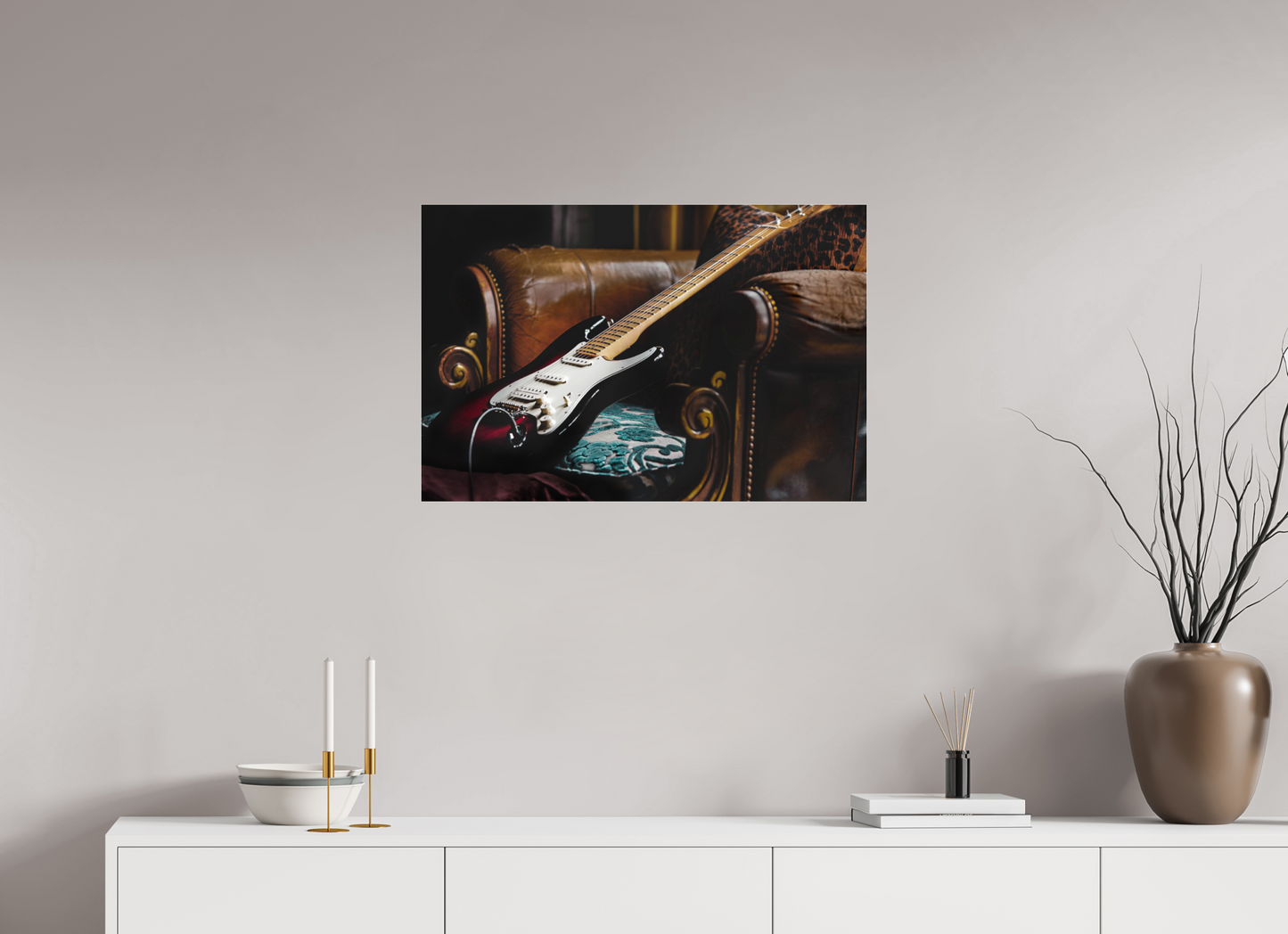 30 x 20″, Acrylic Glass .08" - Fuji Crystal Glossy Strat At Rest