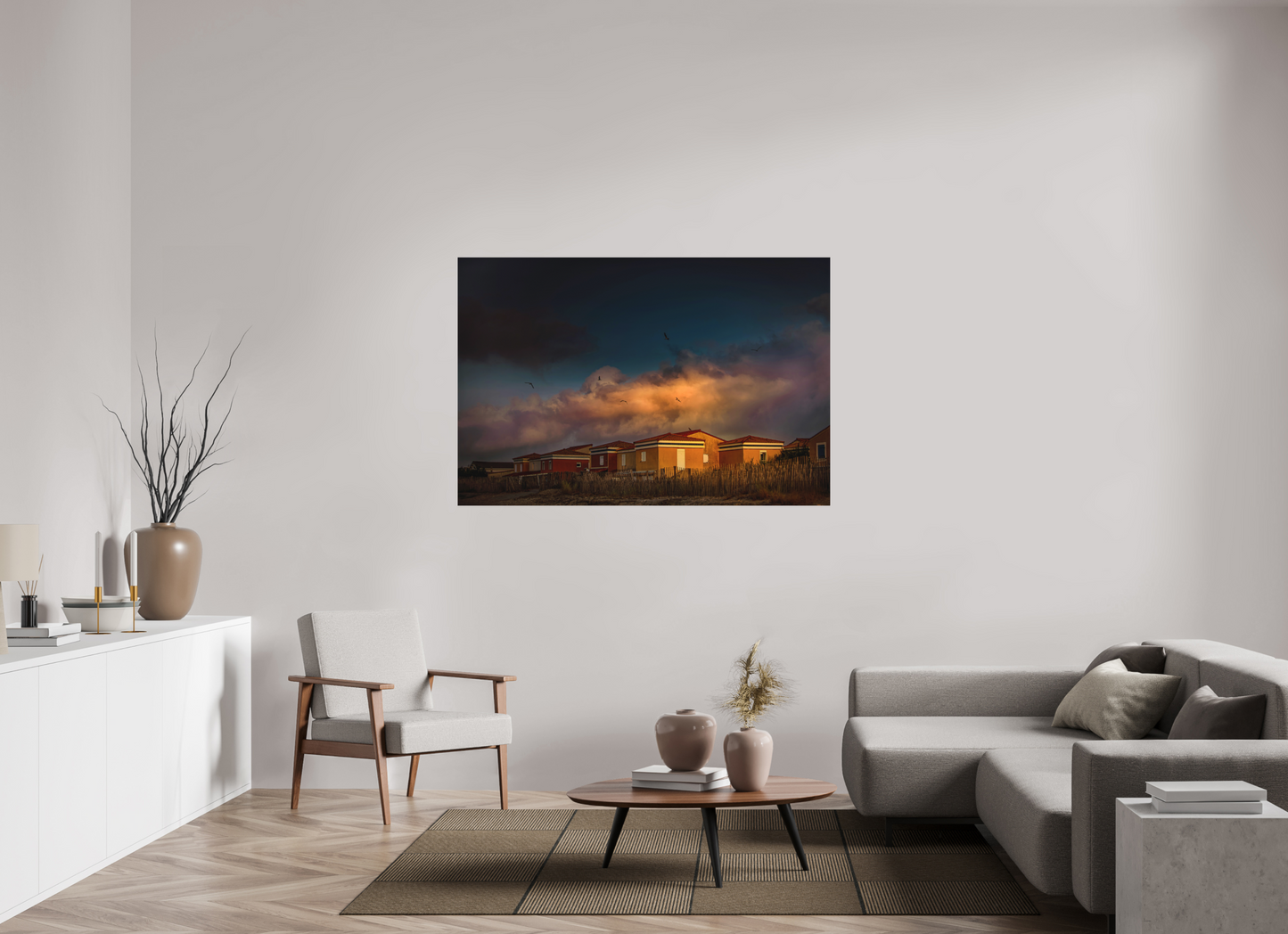 60 x 40″, Fuji Paper Crystal Archive - Matte Frontignan Plage Sunrise