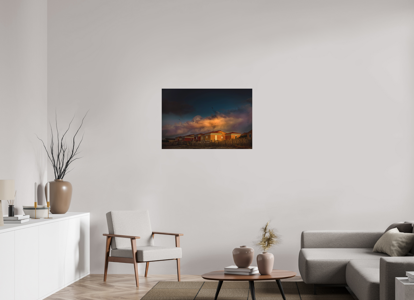 36 x 24″, Fuji Paper Crystal Archive - Matte Frontignan Plage Sunrise