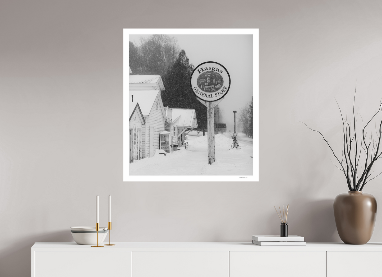 31 x 35″, Fuji Paper Crystal Glossy Hasgas General Store