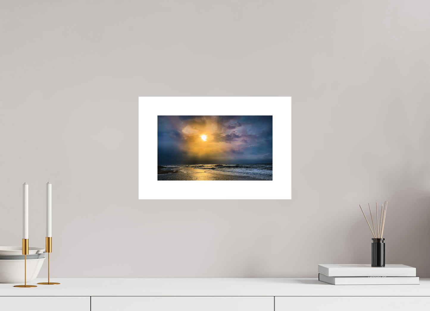 "Stormy Sunrise" Beach Front, Frontignan, France