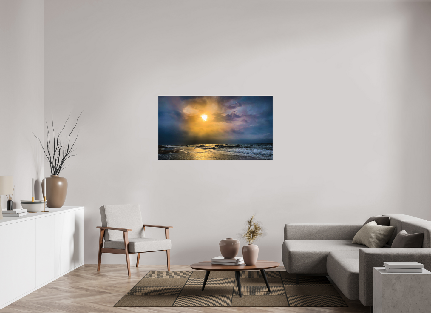 "Stormy Sunrise" Beach Front, Frontignan, France