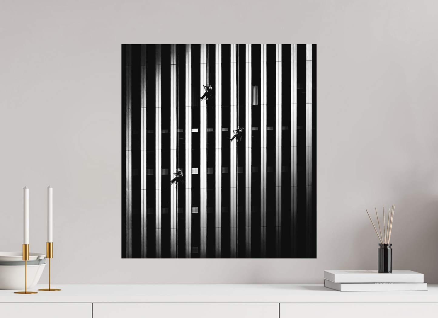 20 x 21.9″, Fuji Paper Crystal Archive - Matte Window Washers