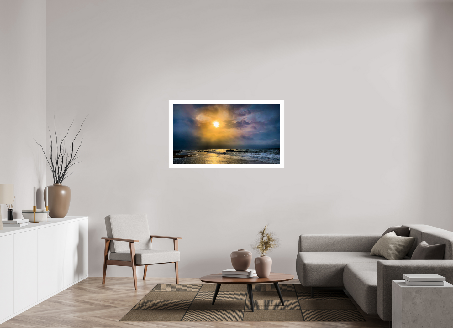 "Stormy Sunrise" Beach Front, Frontignan, France