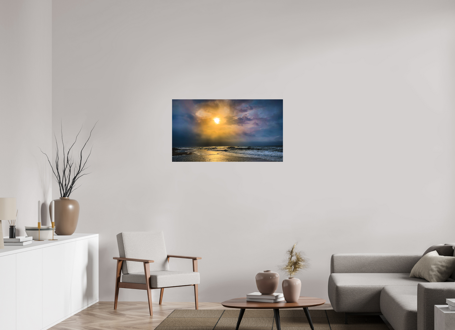 "Stormy Sunrise" Beach Front, Frontignan, France